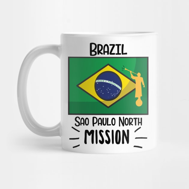 Brazil Sao Paulo North Mormon LDS Mission Missionary Gift Idea by TruckerJunk